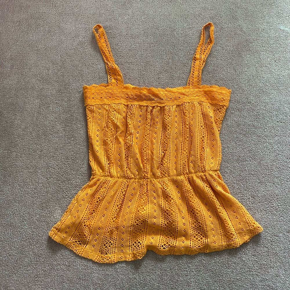 Orange tank top